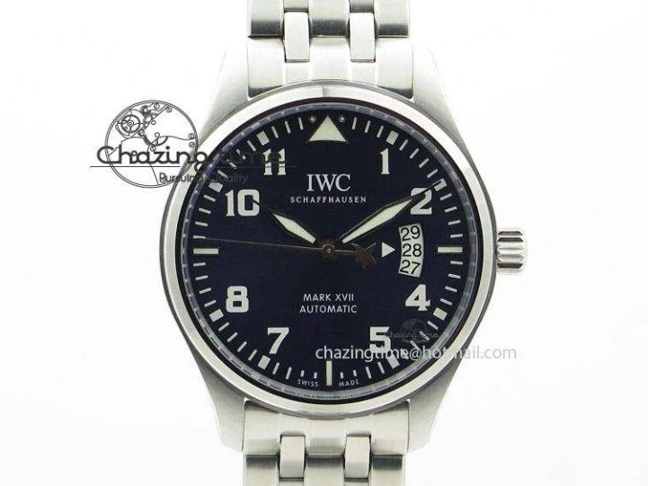 MIROTIME 0314 Classic Aquatimer Chrono IW376803 V6F 1:1 Best Edition Black Dial On SS Bracelet A 7361